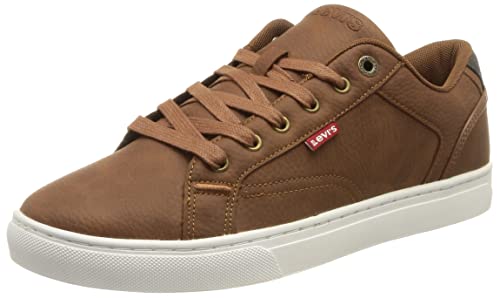 Levi's Corto, Zapatillas Hombre, marrón, 41 EU