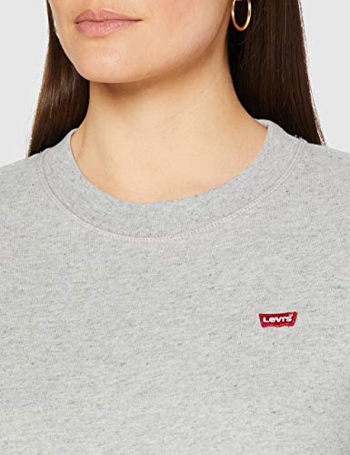 Levi's Standard Crew Sudadera, Smokestack Heather, M para Mujer