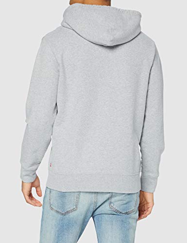 Levi's T2 Std Graphic Sudadera, Co Hm Two Colour Hoodie Heather Grey, L para Hombre