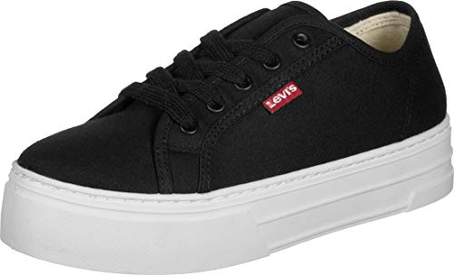 Levi's Tijuana, Zapatillas Mujer, Negro (R Black 59), 38 EU