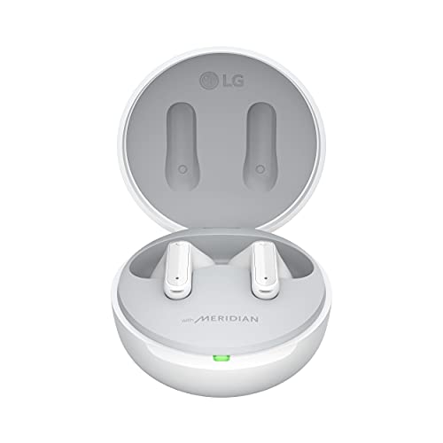 LG Electronics Tone Free DFP5W - Auriculares in-Ear (Bluetooth, ANC, tamaño pequeño), Color Blanco Perla