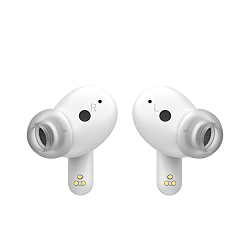 LG Electronics Tone Free DFP5W - Auriculares in-Ear (Bluetooth, ANC, tamaño pequeño), Color Blanco Perla