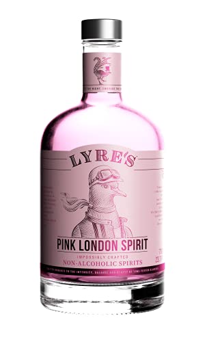 Licor sin alcohol Pink London de Lyre - Pink Gin Style | 700ml X 1 | Disfrute hoy de la marca de bebidas alcohólicas sin alcohol más premiada del mundo