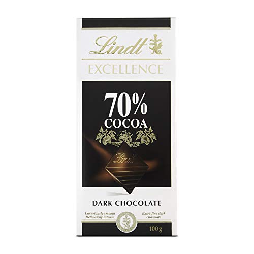 Lindt Excellence Dark Chocolate Negro Extrafino 70% Cocoa - 100 g