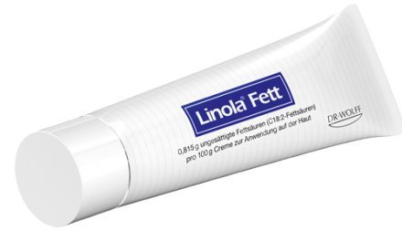 Linola Fett - for ideal moisturising cream for treating very dry, cracked or itchy skin, such as dermatitis. 50g by Dr Wolff