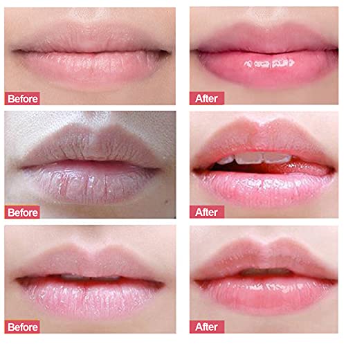 Lip Mask Exfoliante para Labios, Exfoliante de Labios, Tratamiento Intensivo de Reparación de Labios, Exfoliante labial Acondicionador, para Eliminar Piel Muerta, Desvanece Líneas de Labios (Durazno)