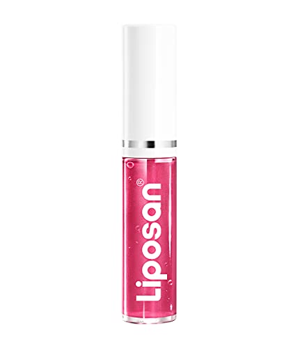 Liposan Lip Oil Gloss Pink Rock (1 x 5,5 ml), brillo labial con efecto volumen, bálsamo labial hidratante con acabado brillante, cuidado labial con fórmula vegana