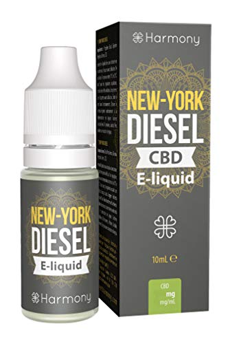 LIQUIDO CBD ORIGINALS HARMONY NEW YORK DIESEL 10ml -30mg,100mg,300mg,600mg,E-LIQUID NUEVO SABOR- (SIN NICOTINA) (30MG CBD)