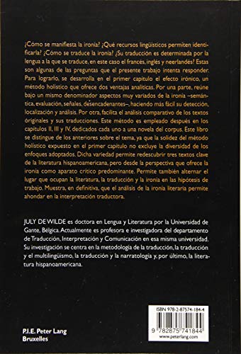 Literatura, ironía y traducción: Un análisis de La tía Julia y el escribidor I de Mario Vargas Llosa, "La invención (PLG.HUMANITIES)