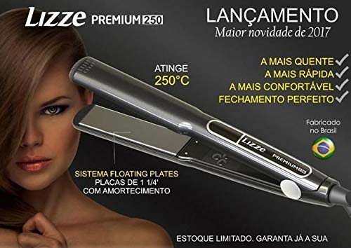 Lizze Extreme - Plancha para el cabello con tecnología Nano Titanium original de 248 °C