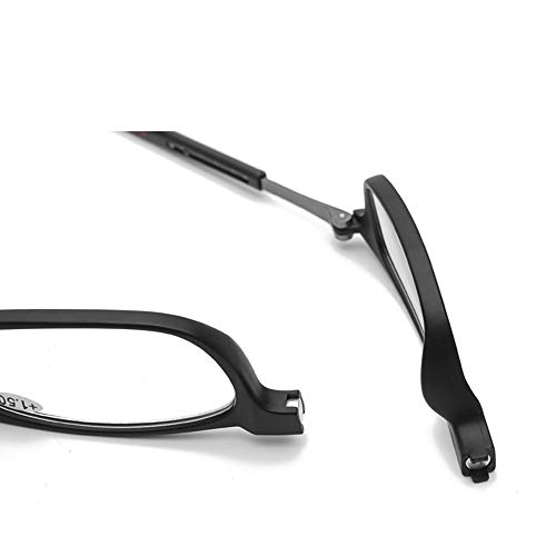 LKHG Gafas De Lectura Magnéticas para Hombres Y Mujeres, Presbicia Plegable Ajustable para Colgar En El Cuello para Lectura/Uso Nocturno, Reduce La Fatiga Ocular, Dioptría + 1.0 ~ + 3.0