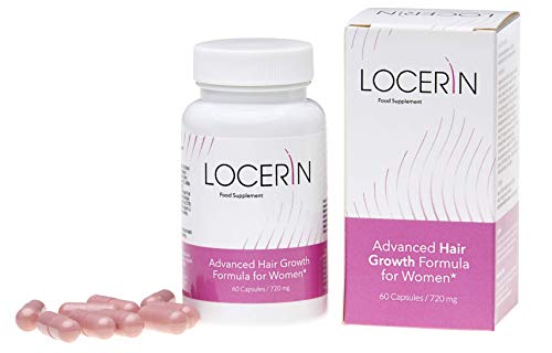 LOCERIN Premium, contra la pérdida de cabello en las mujeres, para un cabello hermoso, largo, sano y brillante, promueve el crecimiento del cabello, fortalece la estructura del cabello!