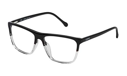 Loewe VLWA16M530Z50 Monturas de Gafas, Black+Crystal, 55 Unisex