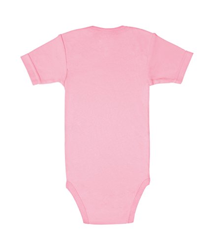 Logoshirt Body para bebé Batman Logotipo Rosa - DC Comics - Batman Logo Pink - Pelele para bebé - Rosa - Diseño Original con Licencia, Talla 74/80, 7-12 Meses