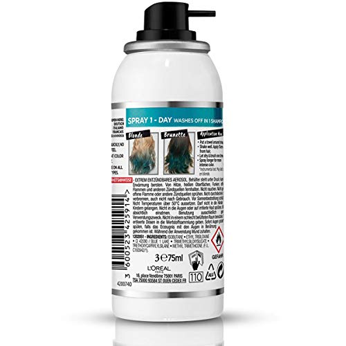 L'Oreal Colorista Spray 75 ml Turquoise 75 ml