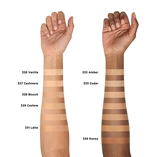 L'Oréal Paris Infalible, Corrector de cobertura completa y acabado natural, More than Concealer,Tono 331 Latte/Cafe au Lait, 11 ml