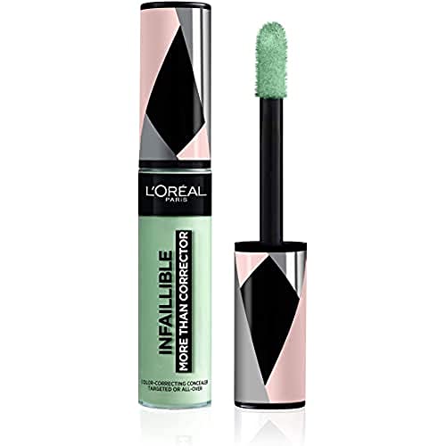 L'Oreal Paris Infalible More Than Concealer Corrector Verde Antirojeces Tono Green 001 30 g