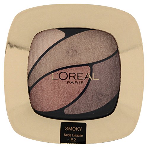 L'Oréal Paris Make-up designer Color Riche Les Ombres Quad E2 Nude Lingerie - sombras de ojos (Marrón, Nude Lingerie, E2, Italia)