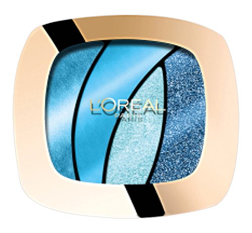 L’Oréal Paris Make-Up Designer Color Riche Les Ombres S15 Turquoise Spell sombra de ojos Azul - Sombras de ojos (Azul, Turquoise Spell, S15, 4 Colores, Polvo, Mujeres)