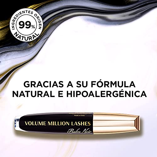 L'Oreal Paris Máscara De Pestañas Volumen Y Cuidado Volume Million Lashes Balm Noir, Negro