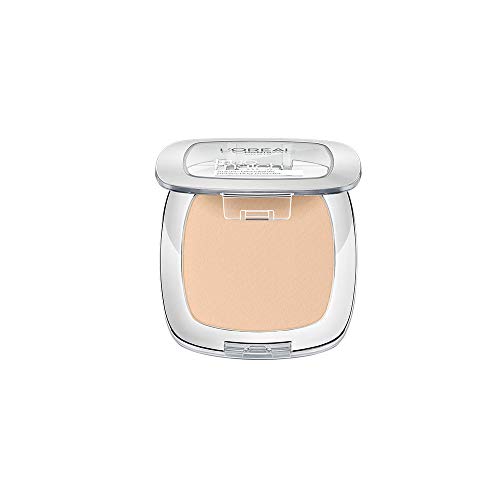 L'Oréal Paris Polvo compacto matificante Accord Parfait - 2.R Vanille Rosé, Juego de 3 (3 x 9g)