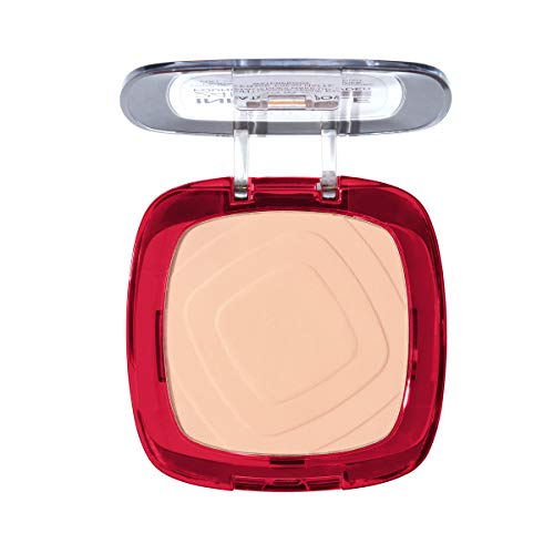 L'Oréal Paris Polvos Compactos Mate Infalible 24H, Larga Duración, Cobertura Media-Alta, Resistente al Agua, Tono: 180 Rose Sand, 50 g