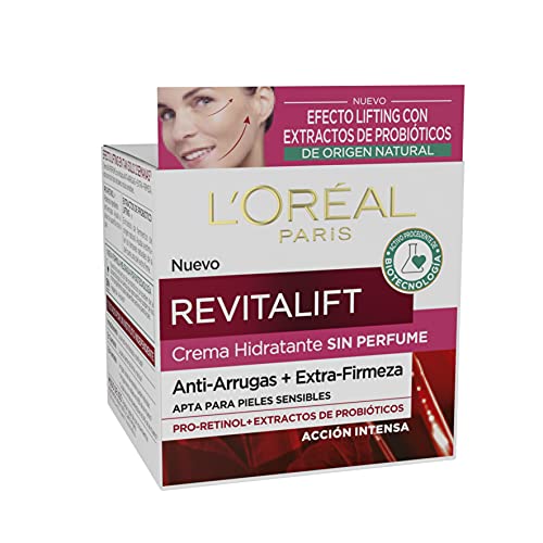 L'Oréal Paris - Revitalift Crema Hidratante Sin Perfume Anti Arrugas Extra Firmeza