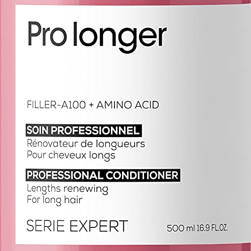 L’Oréal Professionnel | Acondicionador Reparador para cabellos largos con puntas finas, Pro Longer, SERIE EXPERT, 500ml