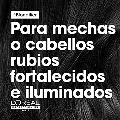 L’Oréal Professionnel | Champú Iluminador y Restaurador para cabellos con mechas o rubios, Blondifier Cool, SERIE EXPERT, 300mL