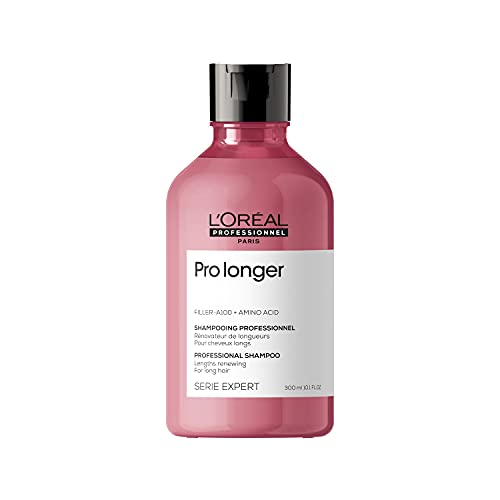 L’Oréal Professionnel | Champú Reparador para cabellos largos con puntas finas, Pro Longer, SERIE EXPERT, 300 ml