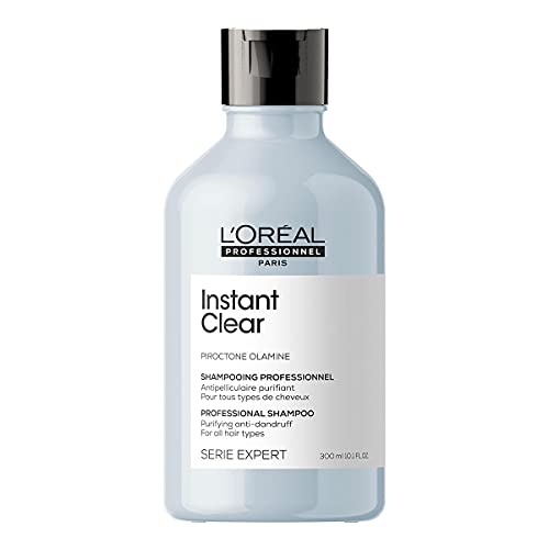 L’Oréal Professionnel | Champú Tratamiento Anticaspa para todo tipo de cabello, Instant Clear, SERIE EXPERT, 300 ml
