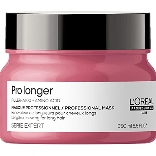 L’Oréal Professionnel | Mascarilla Reparadora para cabellos largos con puntas finas, Pro Longer, SERIE EXPERT, 250 mL