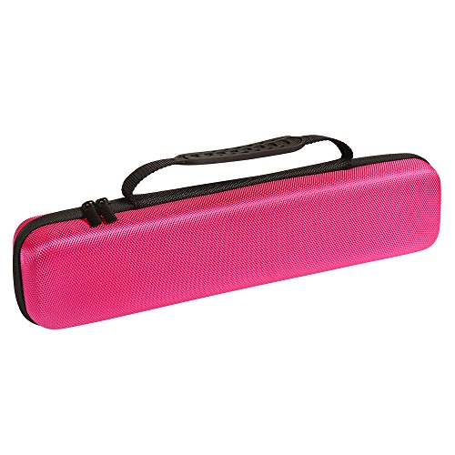 LuckyNV Portátil Que Lleva la Caja de la Plancha de Pelo de EVA para Ghd IV Styler Styler Herramienta Clásica Caja de Almacenamiento de la Caja del bigudí Protector (Rosado)