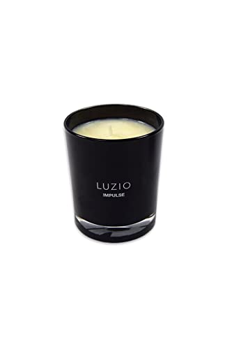 Luzio - VELAS aromáticas activantes Luzio Impulse - VELAS larga duración 40 horas - VELAS de cera vegetal - VELAS perfumadas - Vela de colección