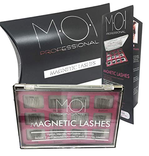 MAGNETIC LASHES Kit de Pestañas magnéticas con Imán 12 piezas M·O·I Profesional