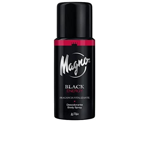 Magno - Desodorante Spray Black – 6uds de 150ml (900ml) – Fragancia masculina energizante – Protección durante todo el día