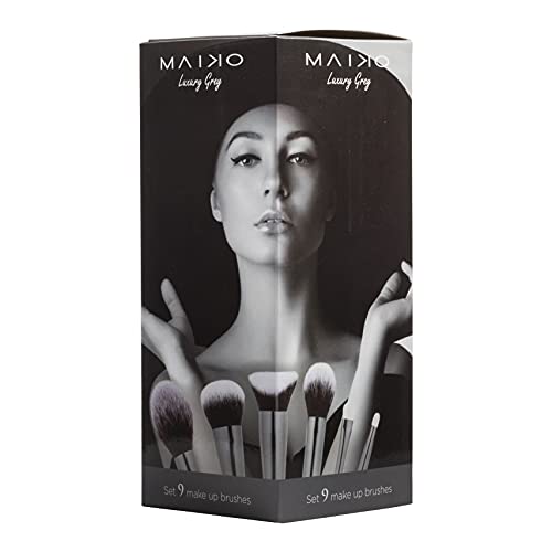 MAIKO Set 9 Brochas Luxury Grey