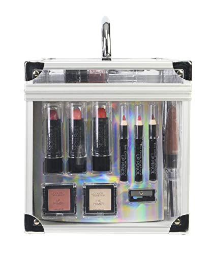 Maletín de Maquillaje Colour Delights - The Color Workshop - Un Kit de Maquillaje Profesional Completo Para Llevar Siempre Contigo, en un Maletín Transparente y Elegante