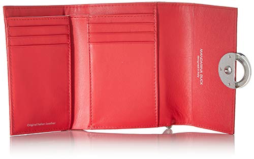 Mandarina Duck Deluxe P10BZP04, Cartera. para Mujer, Flame Scarlet, 12x9x1,5 (L x H x W)