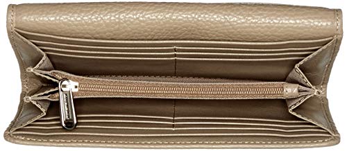 Mandarina Duck FZP52 - Porte-monnaie de Piel Mujer, color Beige, talla 2x10x19 cm (B x H x T)