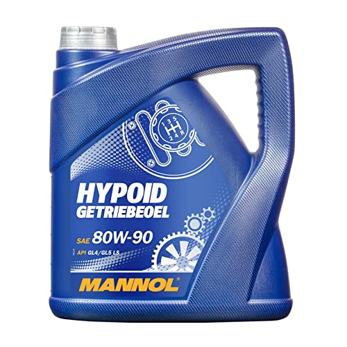 MANNOL hypoid getriebeoel 80 W de 90 API GL 4/GL 5 LS, 4 Litro