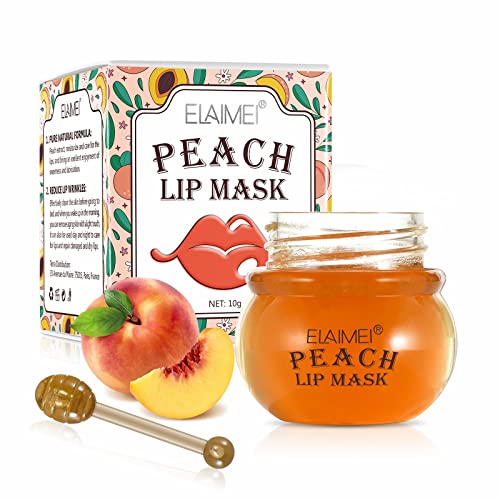 Máscara De Labios, Colágeno Lip Mask, con Exfoliantes e Hidratantes para Labios, máscara de labios para labios secos, una crema hidratante para el cuidado de labios y tratamiento de labios