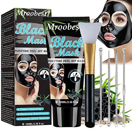 Mascarilla Exfoliante, Puntos Negros Mascarilla, Blackhead Remover Mask, Mascarillas Hidratantes, Peel Off Mask, Deep Cleansing Mascarilla Exfoliante Limpiadora contra Puntos Negros y Acné - 100ML