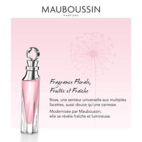 Mauboussin - Eau de Parfum Femme - Rose Pour Elle - Aroma Floral, Afrutado & Fresco - 30ml