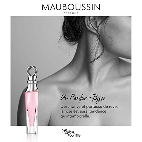 Mauboussin - Eau de Parfum Femme - Rose Pour Elle - Aroma Floral, Afrutado & Fresco - 30ml