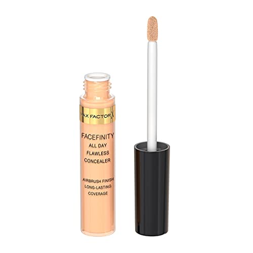 Max Factor Facefinity All Day Flawless Concealer Air Brush & Vegan , Corrector Tono 10