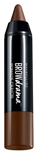 Maybelline Brow Drama Pomade Crayon 04 Dark Brown - Lápices de cejas (Marrón, Dark Brown, Mujeres, 19 mm, 43 mm, 157 mm)