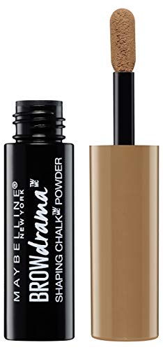 Maybelline Brow Drama Shaping Chalk Powder Nr. 100 Blonde - Polvo para cejas con contorno suave