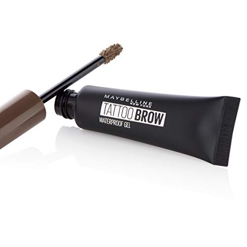 Maybelline New York - Gel à Sourcils Waterproof - Tattoo Brow - Châtain Foncé (06) - 5 g