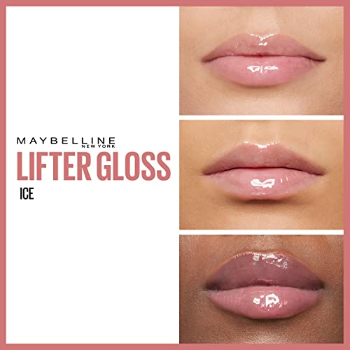 Maybelline New York Lifter Gloss hidratación duradera y labios rellenos 002 Ice - 480 g